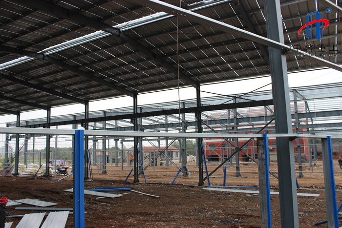河南新型墙体材料制造车间钢结构工业园