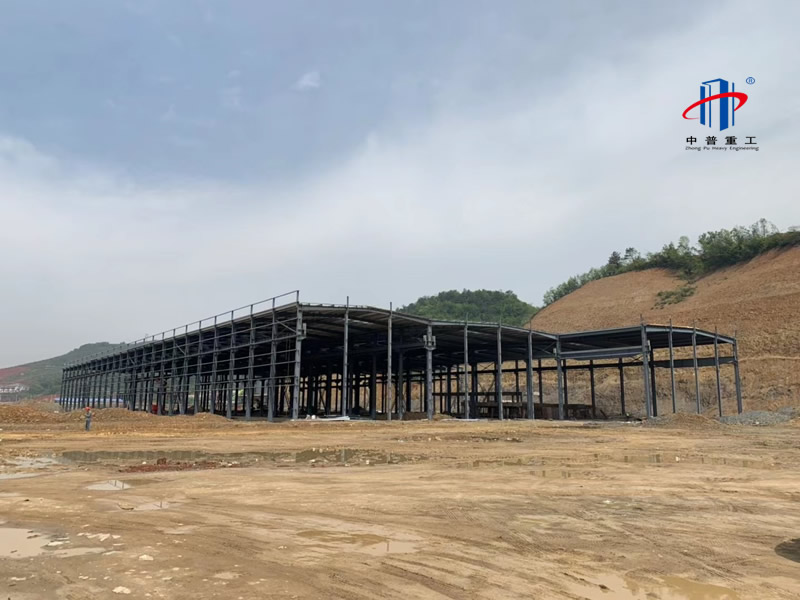 中普重工建设湖北省黄石年产3万吨件现代机械加工项目